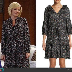 Beautiful Floral Rebecca Taylor Silk Dress